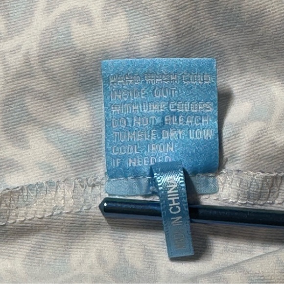 J. McLaughlin Catalina Cloth Wavesong Top Blue Moroccan Print size XS Boatneck - Picture 9 of 9